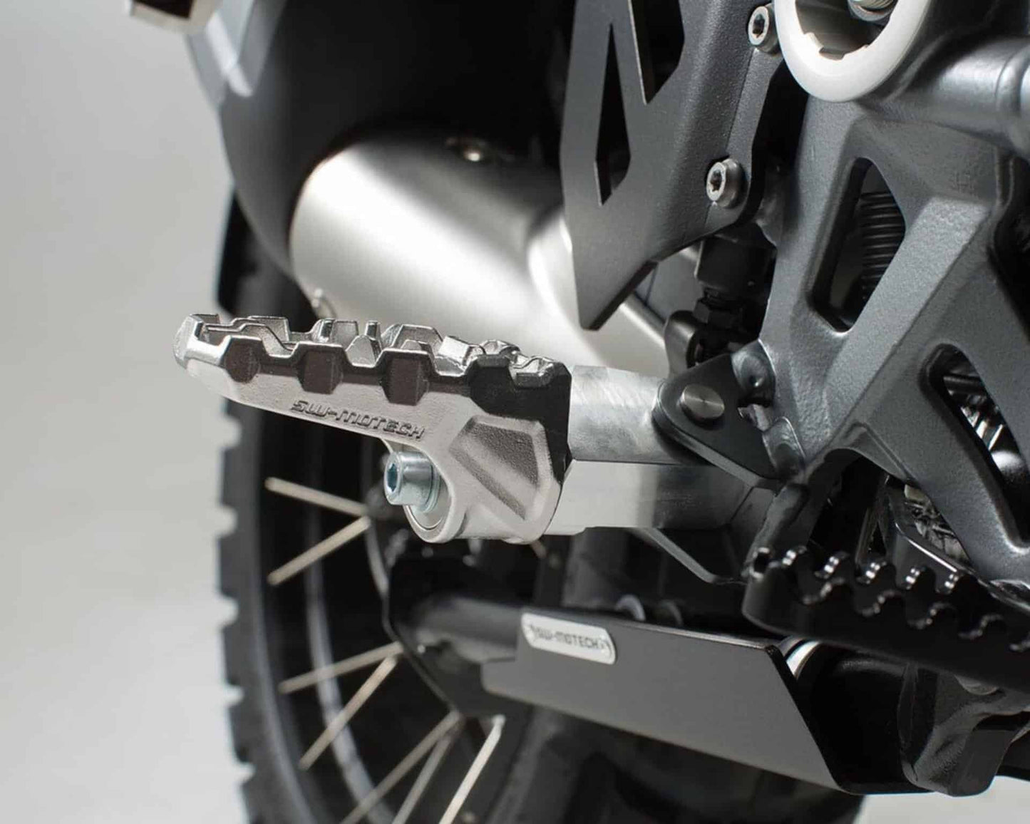 SW-Motech EVO Footrest Kit for Kawasaki KLE500 / KLR650 / BMW S1000 XR