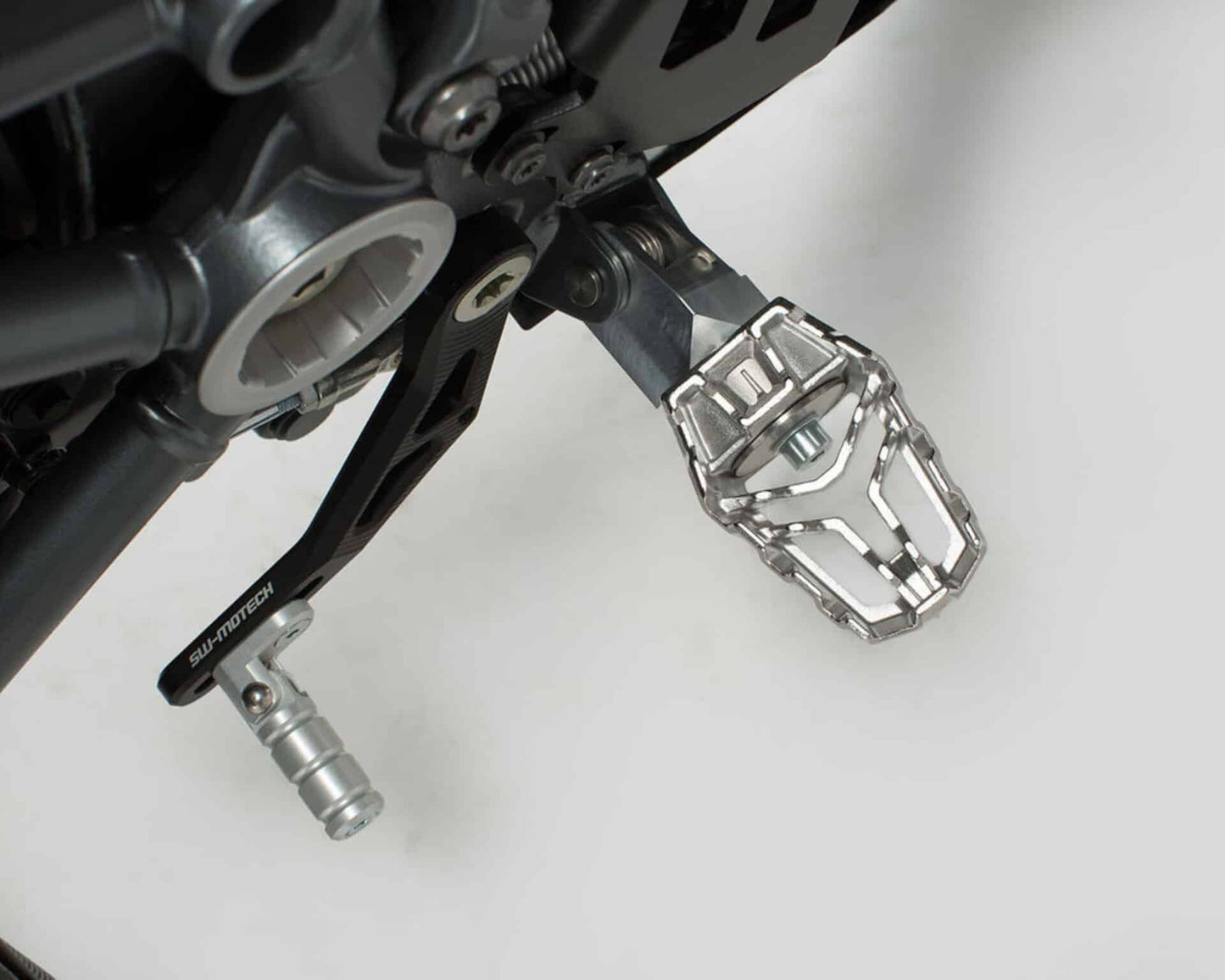 SW-Motech EVO Footrest Kit for Kawasaki KLE500 / KLR650 / BMW S1000 XR