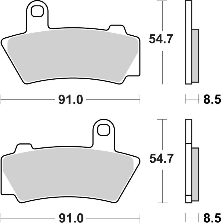 Front Brake Pads Sintered - Brembo