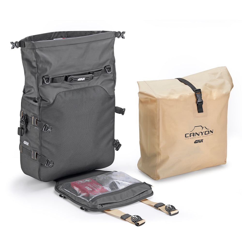 Monokey Waterproof Canyon Side Bags Pair 25+25Ltr -Givi