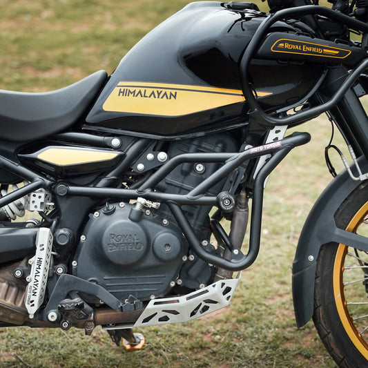 Panther Crash Guard Black for RE Himalayan 450 - Moto Torque