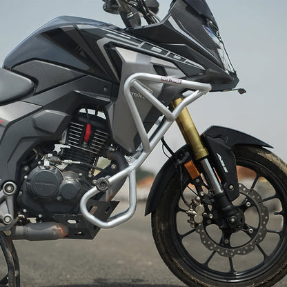 Crash Guard (Silver) for Honda CB200X - Moto Torque