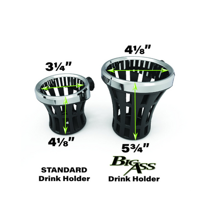 Big Ass® Chrome Drink Holder For Honda Goldwing - Ciro Goldstrike