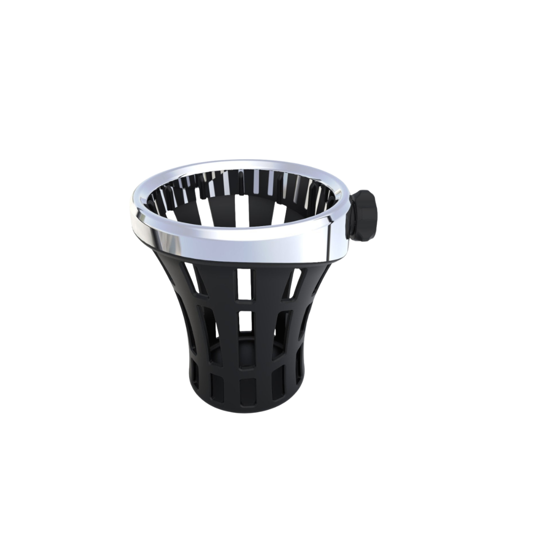 Big Ass® Chrome Drink Holder For Honda Goldwing - Ciro Goldstrike
