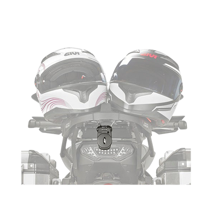 Padlock With Retractable Wire And Combination Lock - Givi