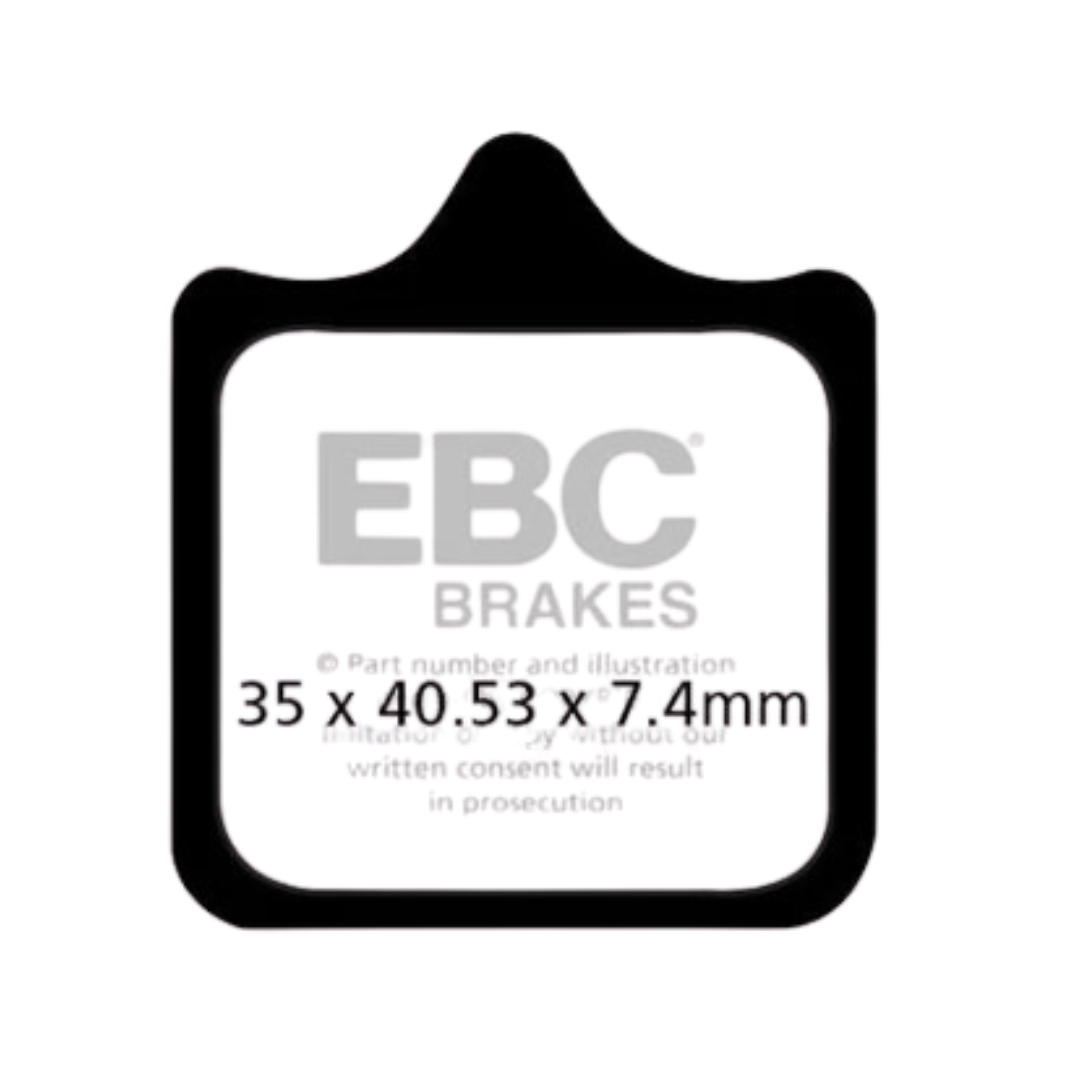 ಬ್ರೇಕ್‌ಗಳು - ಟ್ರಯಂಫ್ ಸ್ಪೀಡ್ ಟ್ವಿನ್ 1200 2019 + EBC ಬ್ರೇಕ್-FA322/4HH-2 ಗಾಗಿ ಸಂಪೂರ್ಣವಾಗಿ ಸಿಂಟರ್ ಮಾಡಲಾಗಿದೆ (2 ಸೆಟ್ ಮುಂಭಾಗ)