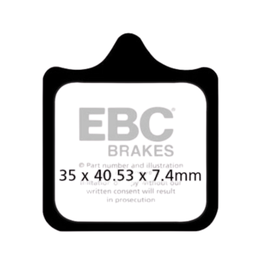 ಬ್ರೇಕ್‌ಗಳು - ಟ್ರಯಂಫ್ ಸ್ಪೀಡ್ ಟ್ವಿನ್ 1200 2019 + EBC ಬ್ರೇಕ್-FA322/4HH-2 ಗಾಗಿ ಸಂಪೂರ್ಣವಾಗಿ ಸಿಂಟರ್ ಮಾಡಲಾಗಿದೆ (2 ಸೆಟ್ ಮುಂಭಾಗ)