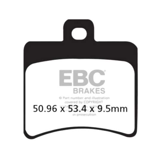 FA298 ಸಂಪೂರ್ಣವಾಗಿ ಸಿಂಟರ್ಡ್ ಬ್ರೇಕ್ ಪ್ಯಾಡ್‌ಗಳು - EBC ಬ್ರೇಕ್‌ಗಳು
