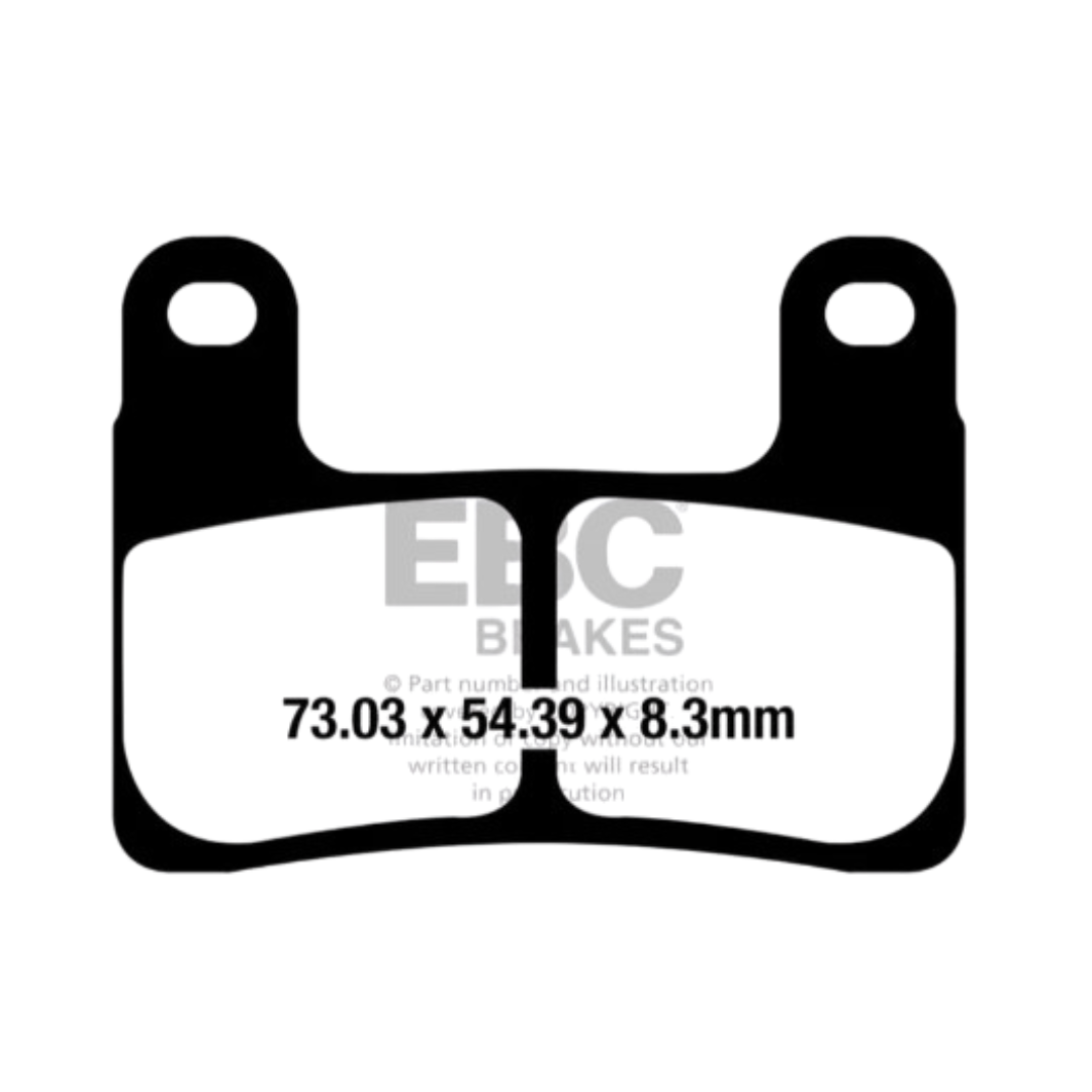 FA724HH ಸಂಪೂರ್ಣವಾಗಿ ಸಿಂಟರ್ಡ್ ಬ್ರೇಕ್ ಪ್ಯಾಡ್‌ಗಳು - EBC ಬ್ರೇಕ್‌ಗಳು