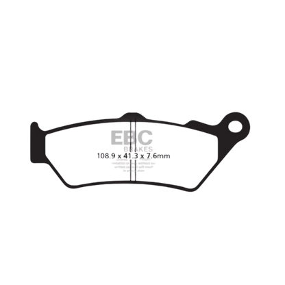 FA209/2V ಸೆಮಿ ಸಿಂಟರ್ಡ್ ಬ್ರೇಕ್ ಪ್ಯಾಡ್‌ಗಳು - EBC