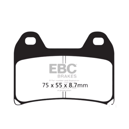 Fully Front Sintered Front Brake Pads - EBC Brakes