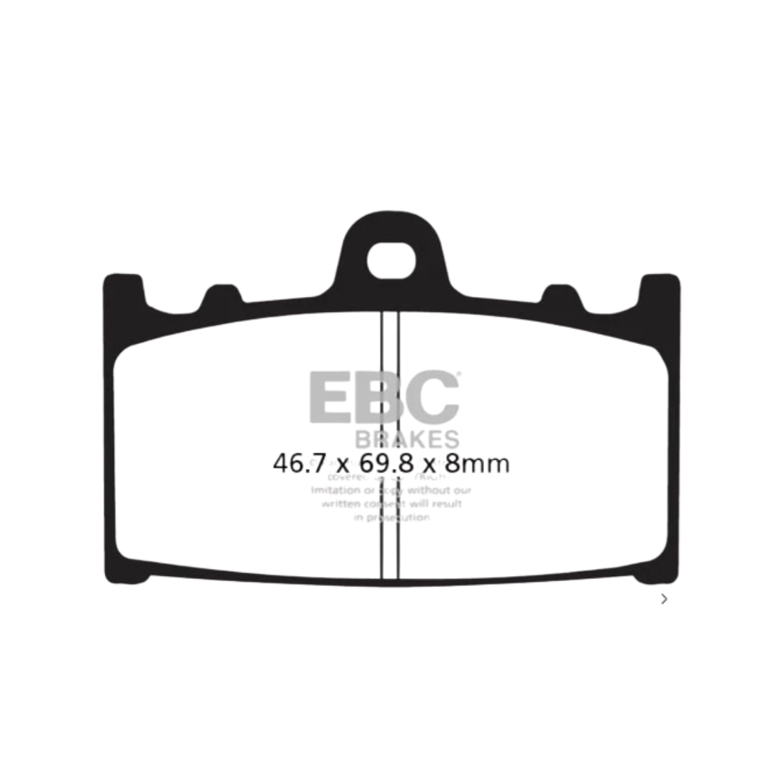 FA158HH ಸಿಂಟರ್ಡ್ ಬ್ರೇಕ್ ಪ್ಯಾಡ್‌ಗಳು - EBC ಬ್ರೇಕ್‌ಗಳು