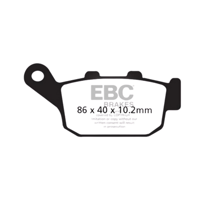 FA140HH ಸಿಂಟರ್ಡ್ ಬ್ರೇಕ್ ಪ್ಯಾಡ್‌ಗಳು - EBC ಬ್ರೇಕ್‌ಗಳು