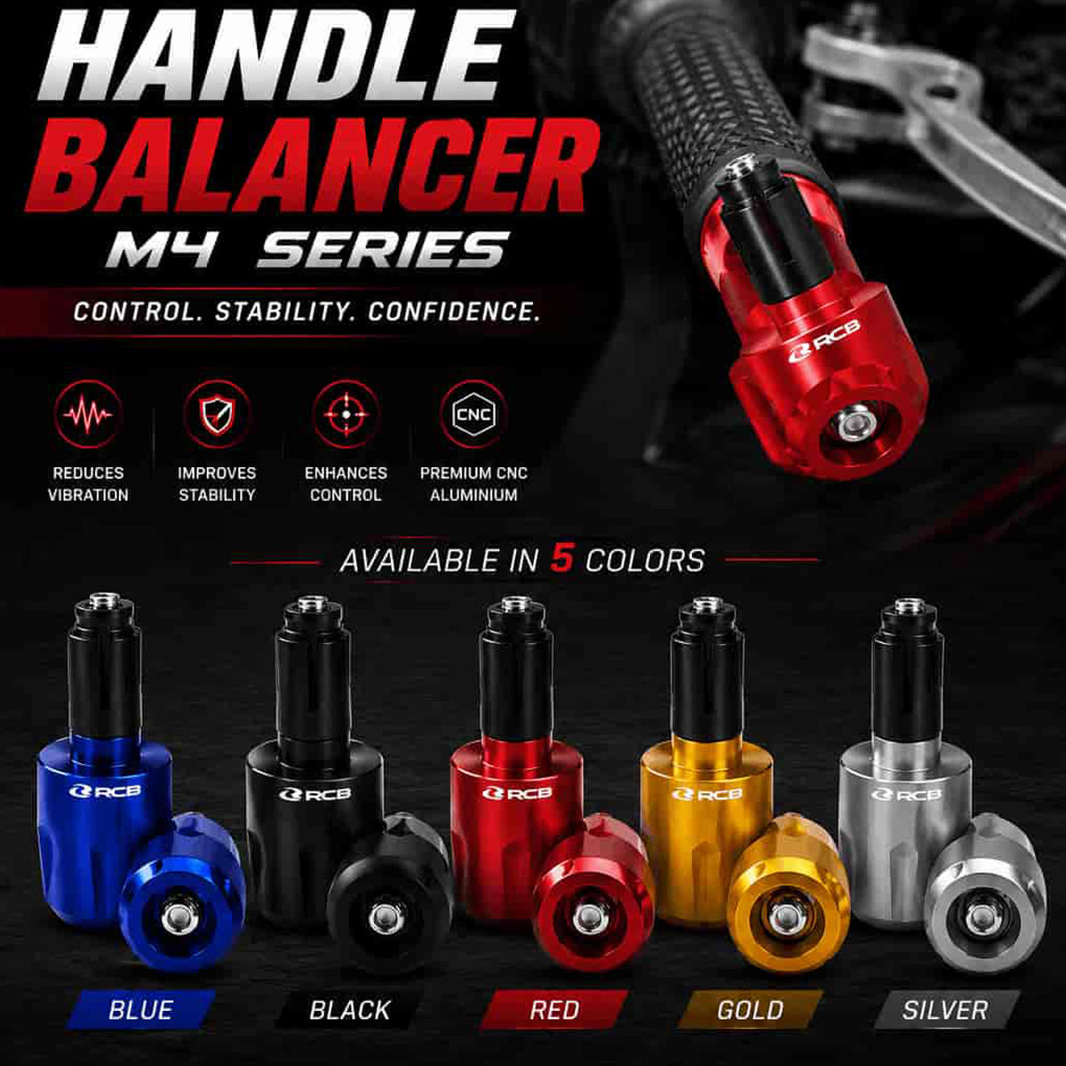 M4 Series Handlebar Weight - RCB