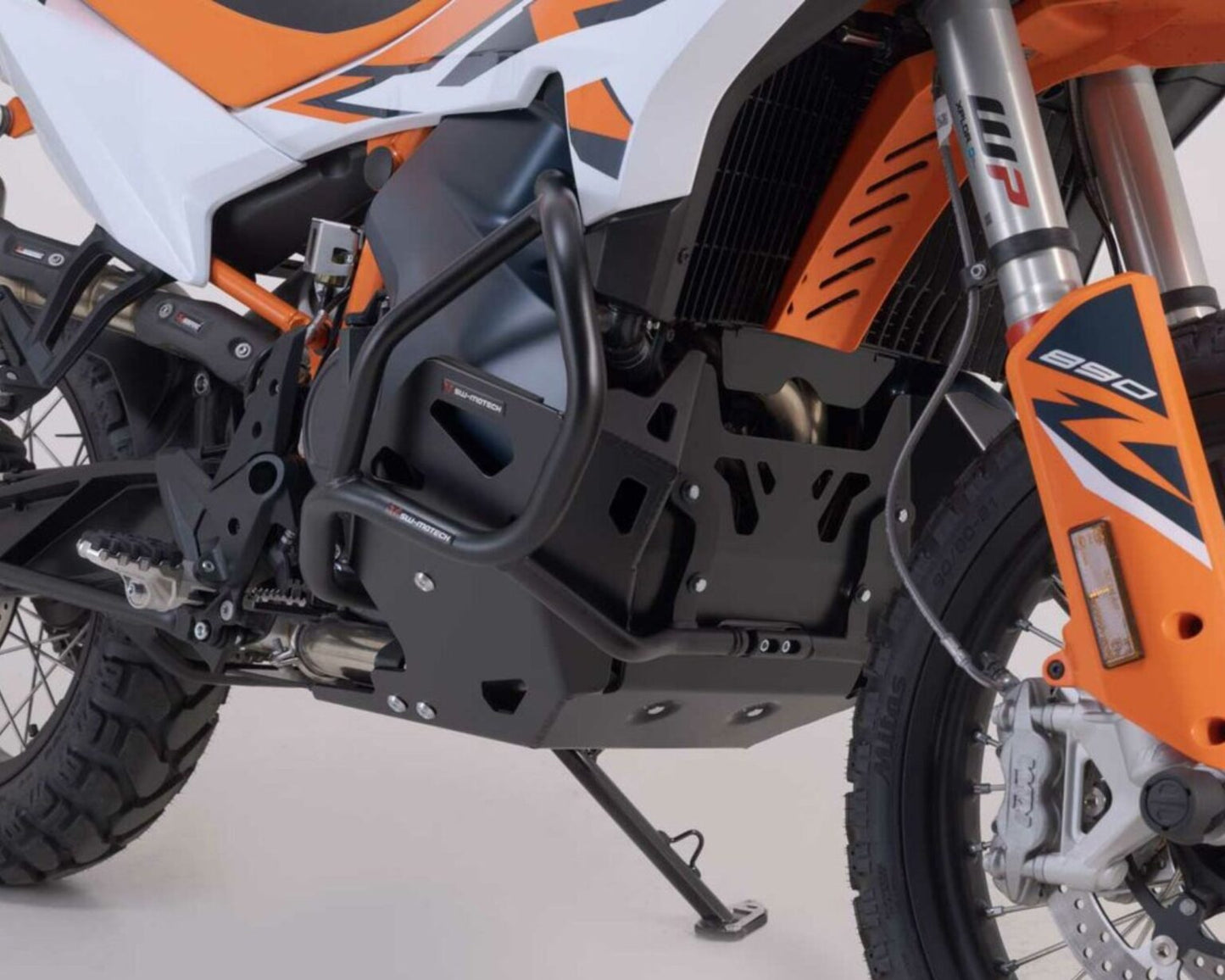 KTM 890 एडवेंचर के लिए सम्प गार्ड ब्लैक -SW-Motech