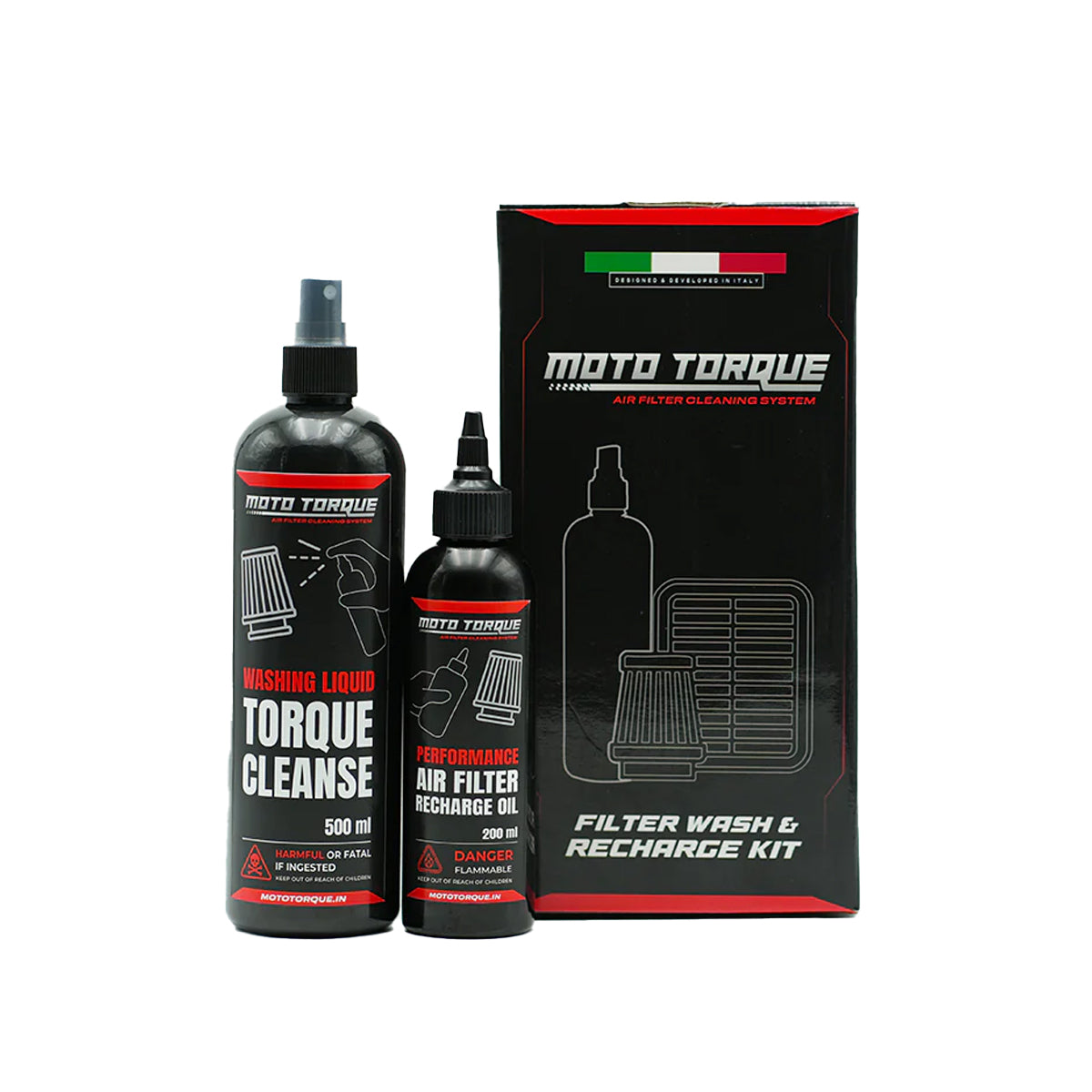 Air Filter Cleaning Kit - Moto Torque
