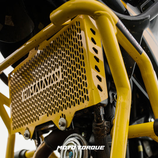 Radiator Guard Yellow (MS) for RE Himalayan 450 - Moto Torque