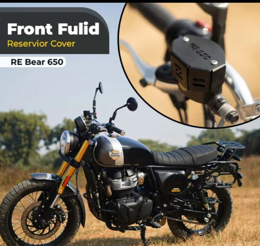 Front Fluid Reservior Cover (Aluminum) For Royal Enfield Bear 650 -Zana-ZI-8403REB
