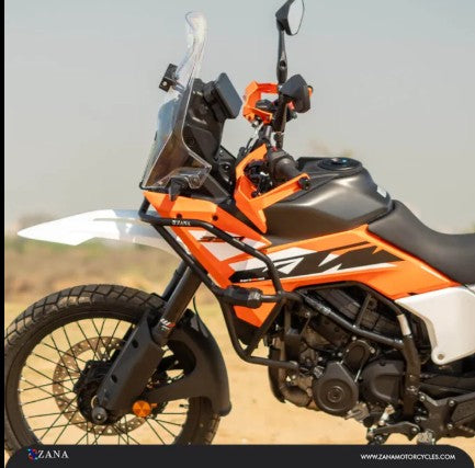 KTM 390 ಅಡ್ವೆಂಚರ್ 2025 ಗಾಗಿ ಸ್ಲೈಡರ್ ಪಕ್ ಬ್ಲಾಕ್ ಹೊಂದಿರುವ ಟ್ಯಾಂಕ್ ಗಾರ್ಡ್ -ಝಾನಾ