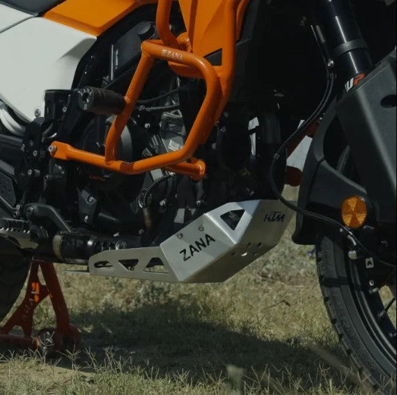 Bash Plate Aluminum Silver for KTM 390Adventure 2025-Zana