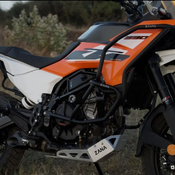 Tank Guard Black With Slider For KTM 390Adventure 2025 -Zana