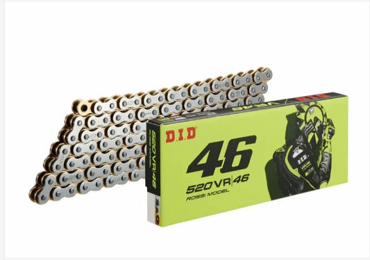 ಚೈನ್ 520 ಪಿಚ್ x 114 ಲಿಂಕ್‌ಗಳು (VR46)-DID ಚೈನ್‌ಗಳು