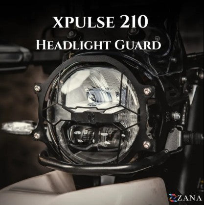 Headlight Guard Black For Hero X-Pulse 210 - Zana