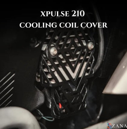 Cooling Coil Cover Black For Hero X-Pulse 210 - Zana