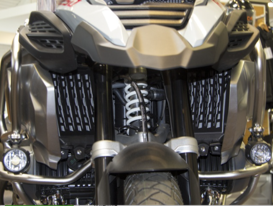 AltRider Radiator Guard for the BMW R 1250 GS Adventure Water Cooled - Black
