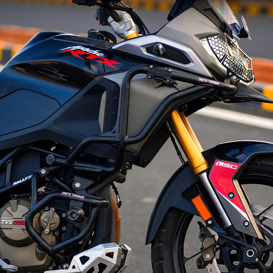 Crash Guard Black for TVS Apache RTX 300 - Moto Torque