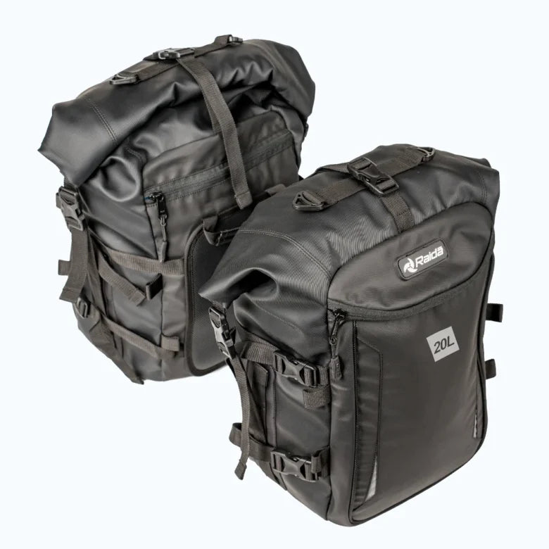 Compass Crash Bar Bag Roll-Top Dry Bag 6L,10L, 20L - Raida