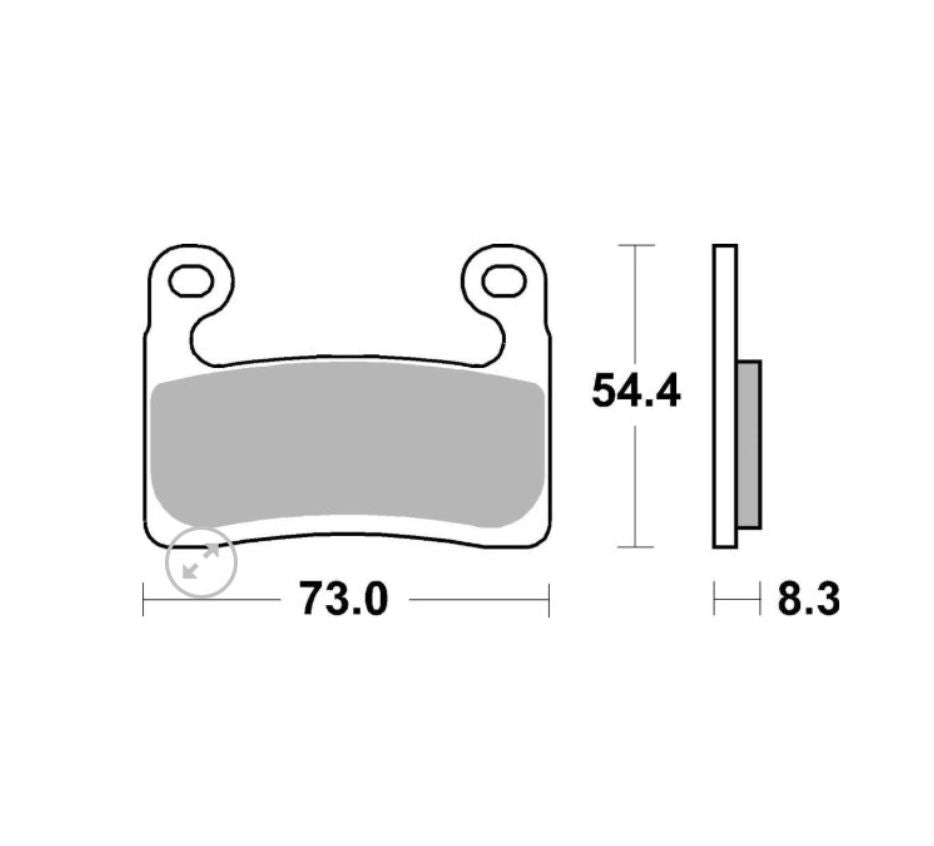 Front Brake Pads Sintered - Brembo