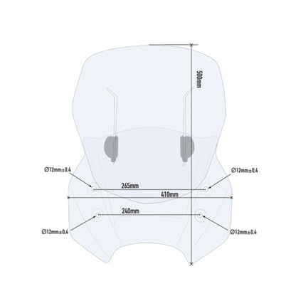 GIVI AF3105 WINDSHIELD FOR SUZUKI V-STROM 1000 2014-2018