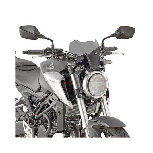 Honda CB300R - Givi के लिए विशिष्ट विंडस्क्रीन, स्मोक्ड
