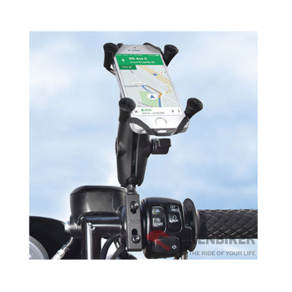 X-Grip® Large Phone Mount with Motorcycle Brake/Clutch Reservoir Base-Ram Mount