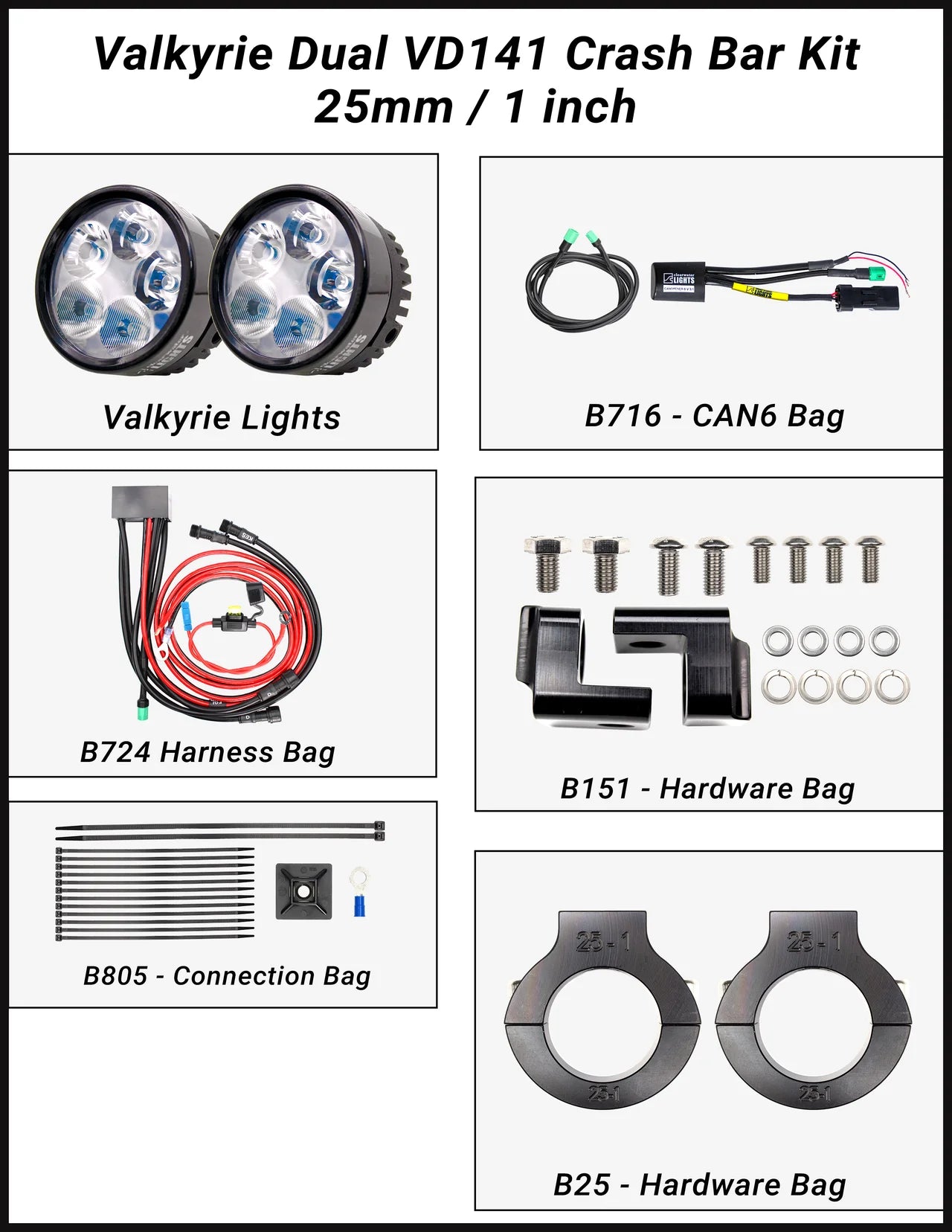 Valkyrie LED Auxiliary Light-Clearwater