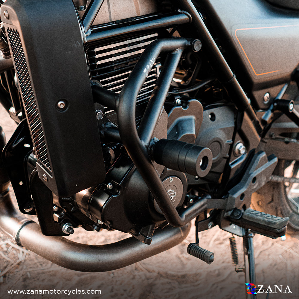 Crash Guard With Slider for Harley Davidson X440 - Black - Zana
