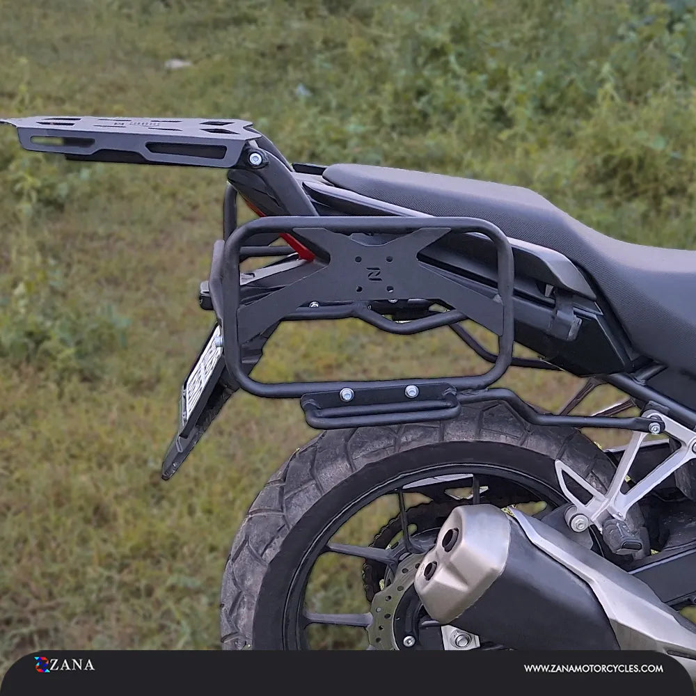 Zana- Roadster-Saddle stay with Exhaust Sheild with Jerry can Mount For Honda NX500 - Zana
