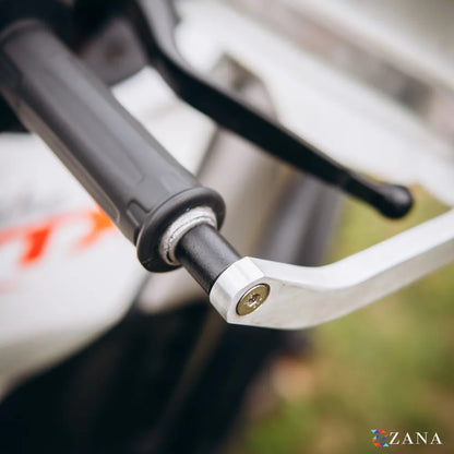 Aigis Hand Guard For TVS Apache RTX 300 (White)- Zana