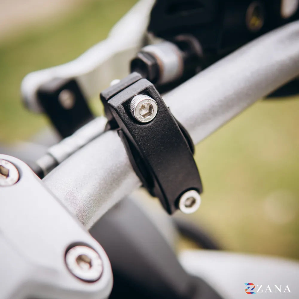 Aigis Hand Guard For TVS Apache RTX 300 (White)- Zana