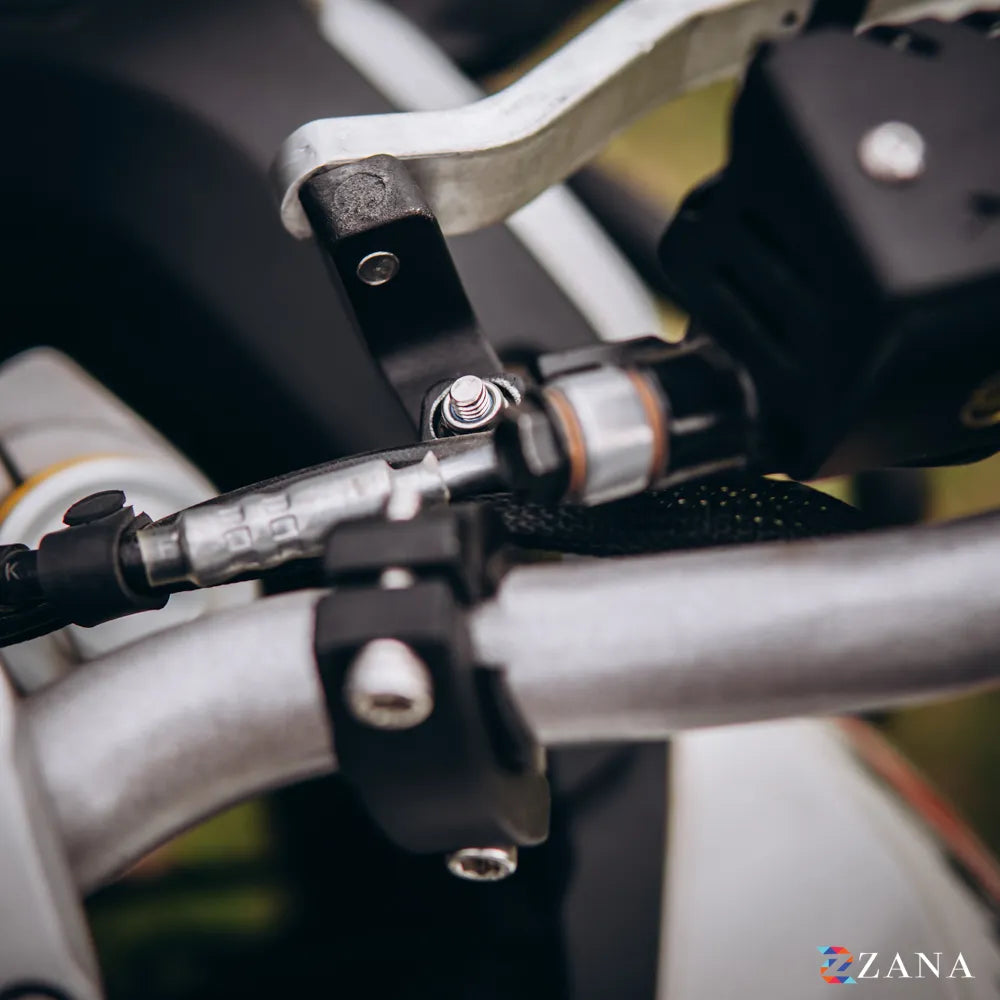 Aigis Hand Guard For TVS Apache RTX 300 (White)- Zana