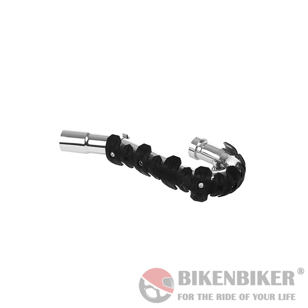 Armadillo Header Pipe Protector - Polisport Black Exhaust Cover