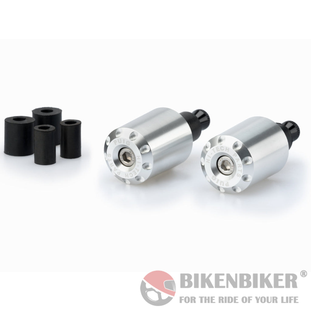 Bar Ends Longs For All Bikes-Puig Silver Bar Ends