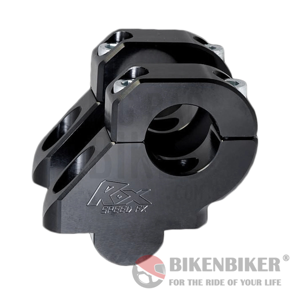 Barback Risers - 38Mm Rise 25Mm Back 28Mm Handlebar Roxspeedfx Black