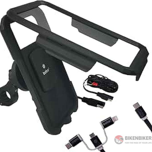 Bike Handlebar Waterproof Mobile Mount With Wireless Charger