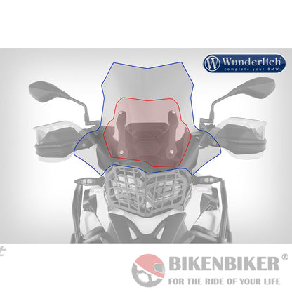Bmw F 850 Gs Ergonomics - ’Extreme’ Windscreen Wunderlich Windscreen