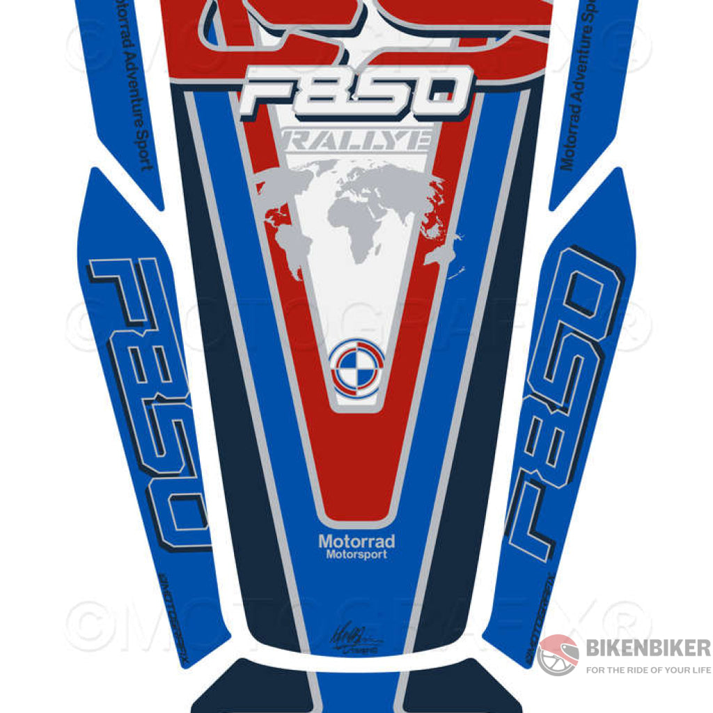 Bmw F850Gs Adventure 2019 2020 Motorcycle Tank Pad Protector 3D Gel Tb047Rly Motografix Tank Pad
