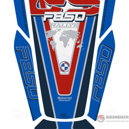 Bmw F850Gs Adventure 2019 2020 Motorcycle Tank Pad Protector 3D Gel Tb047Rly Motografix Tank Pad