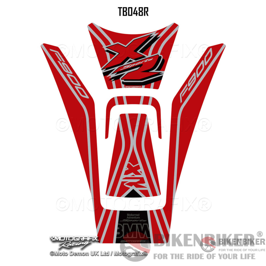 Bmw F900Xr F900 Xr 2020 2021 Motorcycle Tank Pad Protector Motografix 3D Gel Tb048R - Motografix