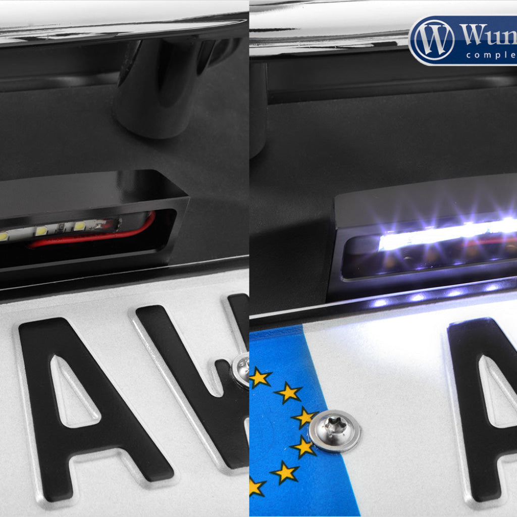 Bmw K1600B Ergonomics - License Plate Holder (Led) Wunderlich Tail Tidy